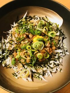 パック&パックの前菜●しらす&納豆の前菜-レシピのメイン写真