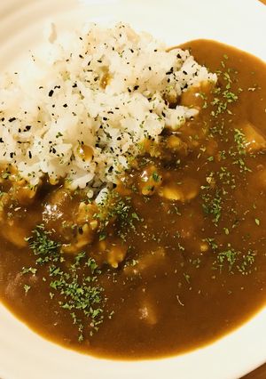 レトルトアレンジ☆ひじきごはん＆カレー-レシピのメイン写真