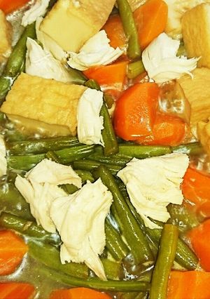 時短簡単おかず◇厚揚げと鶏肉、野菜の煮物-レシピのメイン写真
