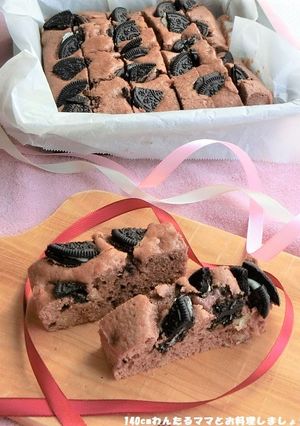 ホケミで簡単★ココアスティックケーキ-レシピのメイン写真