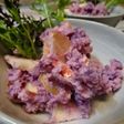 身体元気に、紫芋とリンゴのサラダ