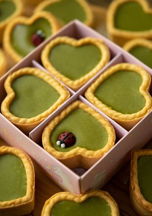 ダイソー☆四つ葉のクローバー抹茶生チョコ-レシピのメイン写真