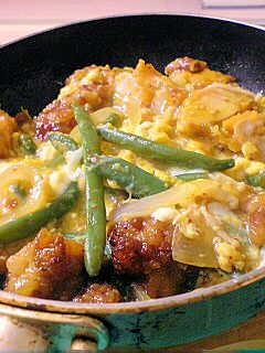 鶏のから揚げで♪親子丼風卵とじ-レシピのメイン写真
