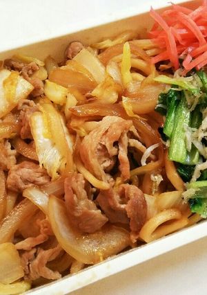 お弁当(2/9)焼うどん-レシピのメイン写真