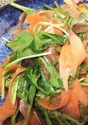 にんじんとルッコラのお手軽サラダ-レシピのメイン写真