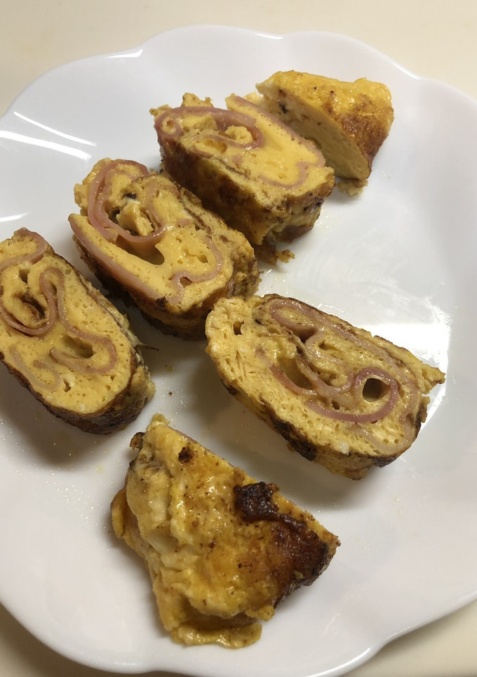 ベーコンマヨで美味しいふわふわ卵焼き-レシピのメイン写真