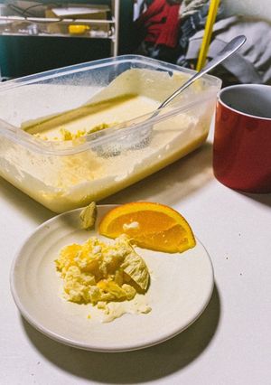 簡単！ジェラート風オレンジアイス♪-レシピのメイン写真
