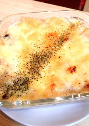【死ぬうま】漢きのこグラタン【簡単男飯】-レシピのメイン写真