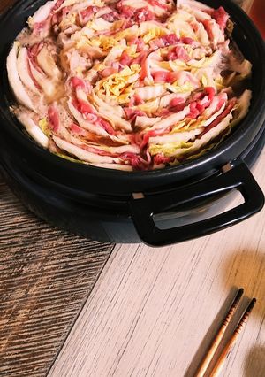 白菜と豚肉のミルフィーユ鍋-レシピのメイン写真