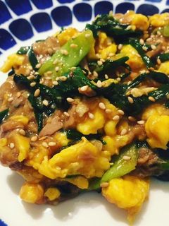 チンゲン菜とニラとツナの中華煮-レシピのメイン写真