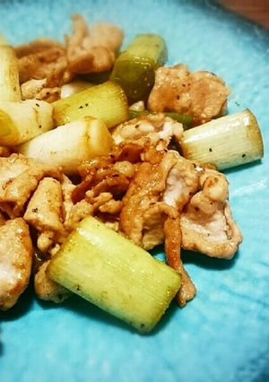ネギが甘～い♪ネギ豚のポン酢炒め-レシピのメイン写真