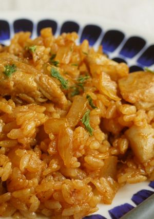 簡単♪チキンライス（しっかり味♡）-レシピのメイン写真