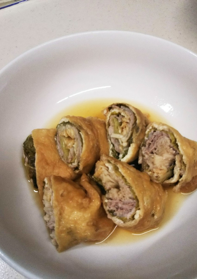 油揚げの野菜巻き煮-レシピのメイン写真