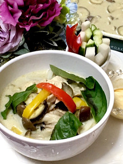 ハマる美味しさ♡グリーンカレーうどん-レシピのメイン写真