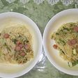ひやむぎチャンプルー風
