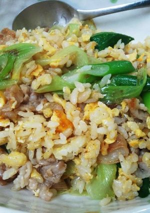 簡単☆ネギ玉子チャーハン　にんにく醤油-レシピのメイン写真