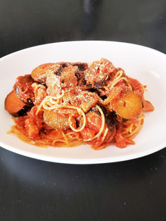 ベーコンと茄子のトマトソースパスタ-レシピのメイン写真