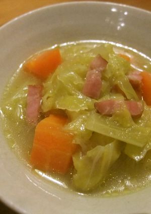 キャベツとベーコンのくたくた煮♪-レシピのメイン写真