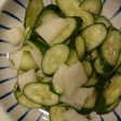 きゅうりと大根の即席浅漬け