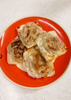 残り物で包まない焼きシュウマイ-レシピのメイン写真