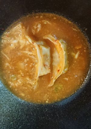 味噌ラーメン〆 キムチチーズ餃子☆-レシピのメイン写真