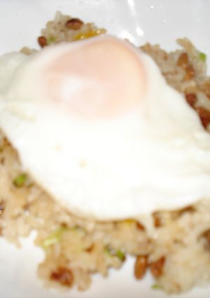 納豆チャーハン～目玉焼きのせ～-レシピのメイン写真