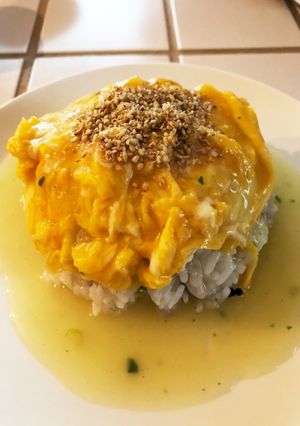 サッポロ一番塩ラーメン☆スープで天津飯-レシピのメイン写真