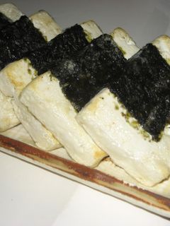 おつまみ☆簡単♪早い♪豆腐の海苔巻き-レシピのメイン写真