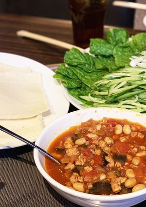 まかない～食パンで巻いてチリコンカン～-レシピのメイン写真