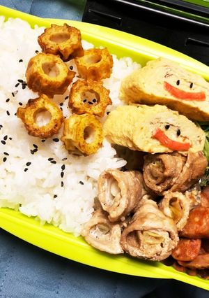 旦那弁当252♡卵焼きニコニコ弁当！-レシピのメイン写真