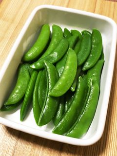 茹でスナップエンドウ-レシピのメイン写真