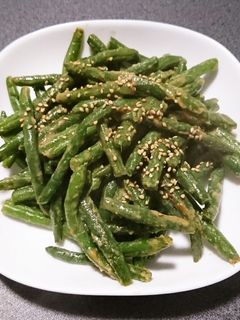 冷凍いんげんの味噌炒め-レシピのメイン写真