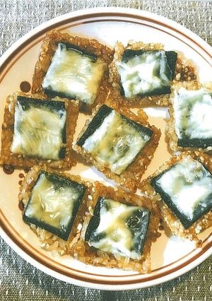 ごはんdeのりチーズせんべい-レシピのメイン写真