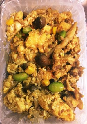 カレー入り炒り豆腐-レシピのメイン写真