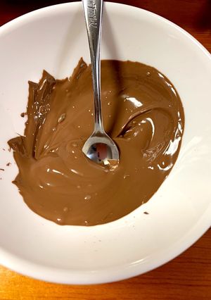 板チョコを溶かす！-レシピのメイン写真