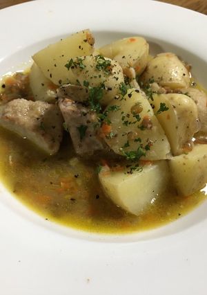豚肉と新じゃがの煮込みトスカーナ風-レシピのメイン写真