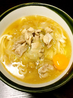 【簡単】ポカポカ親子うどん!-レシピのメイン写真