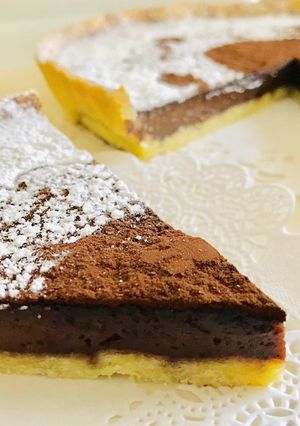 なめらかチョコタルト・簡単チョコケーキ-レシピのメイン写真