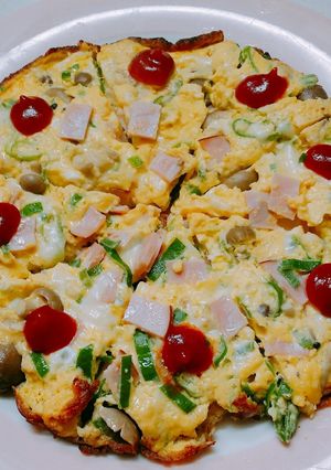 ♪チーズたっぷり野菜オムレツ♪-レシピのメイン写真