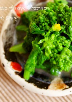 菜の花のおひたし（辛子和え）♪-レシピのメイン写真