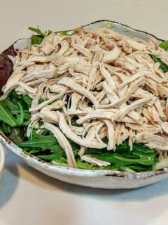 鳥胸肉と水菜のごまドレッシングサラダ-レシピのメイン写真