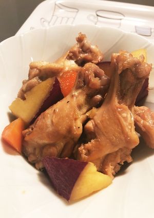 手羽元と野菜のほろほろ煮（鍋バージョン）-レシピのメイン写真