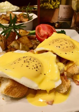 10分で！お箸で食べるエッグベネディクト-レシピのメイン写真