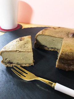 和の香り。ほうじ茶チーズケーキ-レシピのメイン写真