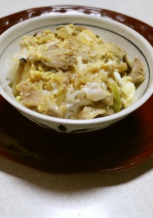 お肉を切らずに煮る☆簡単柔らか親子丼-レシピのメイン写真