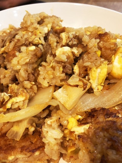 吉野家の牛丼でアレンジキムチチャーハン-レシピのメイン写真