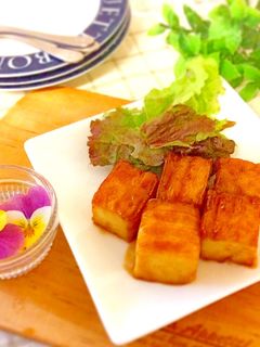 厚揚げで簡単おつまみ☆照り焼きマヨ-レシピのメイン写真