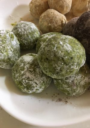 お茶でスノーボール ！-レシピのメイン写真