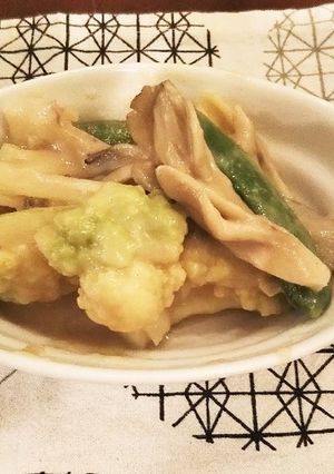 栄養満点！温野菜のクリームソース！-レシピのメイン写真