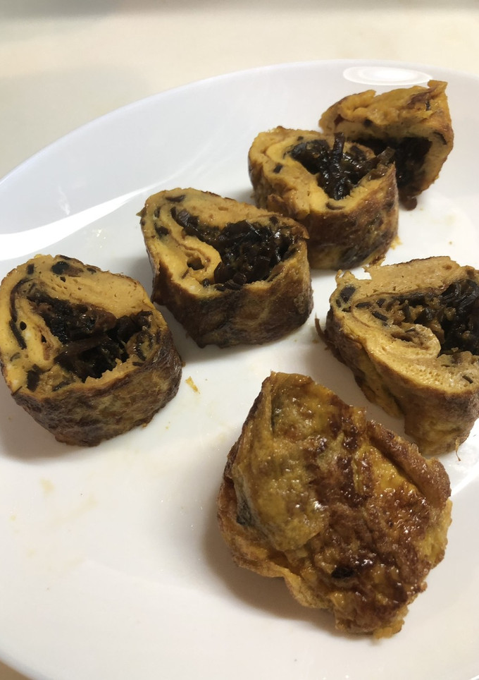 あさり昆布の佃煮で美味しいふわふわ卵焼き-レシピのメイン写真
